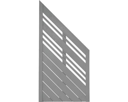 Élément de finition Konsta Reddy 90 x 180/90 cm à droite, gris clair