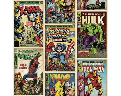 Papier peint 70-238 Kids@Home Marvel Action Heroes