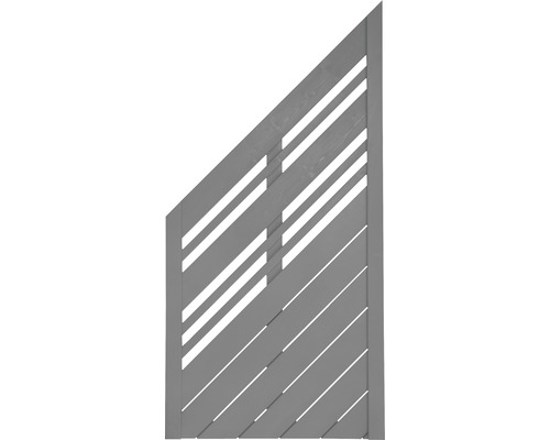 Élément de finition Konsta Reddy 90 x 180/90 cm à gauche, gris clair