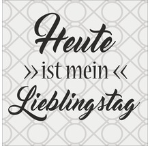 Leinwandbild Lieblingstag 40x40 cm