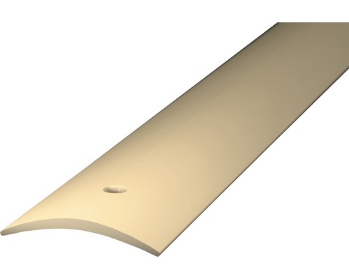 Barre de seuil en PVC rigide beige perforé 30 x 1000 mm