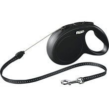 Laisse pour chiens flexi New Classic corde taille M 500 cm max. 20 kg noir