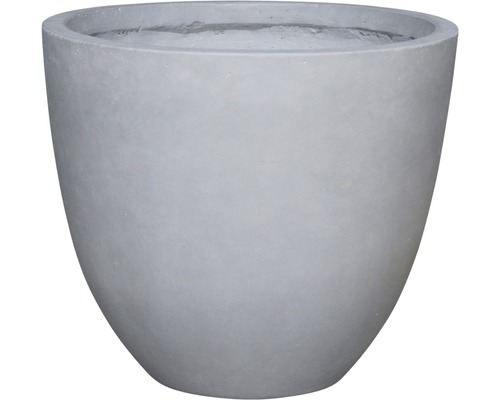 Grauer Pflanztopf