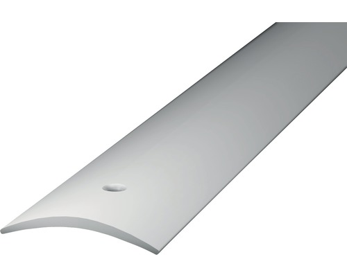 Barre de seuil en PVC rigide gris perforé 30 x 1000 mm