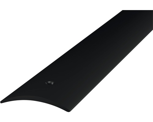 Barre de seuil en PVC rigide noir perforé 30 x 1000 mm