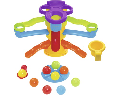 Buntes Kugelbahnspielzeug mit Kugeln