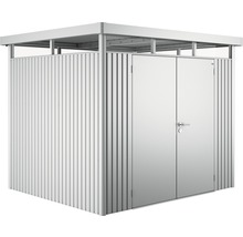 Gerätehaus Biohort HighLine H3 Doppeltür 275 x 235 cm silber-metallic