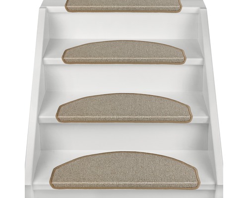 Marches d''escalier en tapis sur un escalier