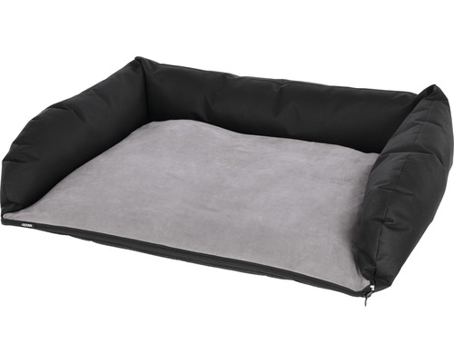 Hundebett mit Reißverschluss und erhöhten Rändern