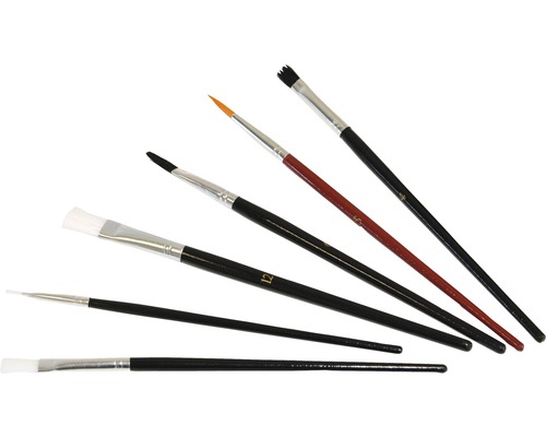 Ensemble de pinceaux pour artiste HORNBACH 6 pces Ensemble de pinceaux pour artiste HORNBACH 6 pces