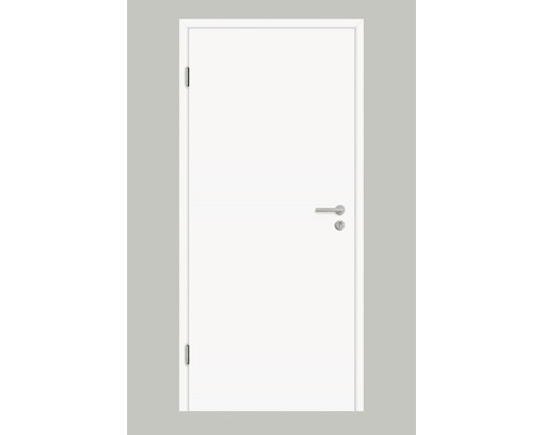 Porte d'entrée d'appartement Pertura SSK2 CPL blanc KK III (similaire à RAL 9010) 86,0x198,5 cm tirant gauche-0