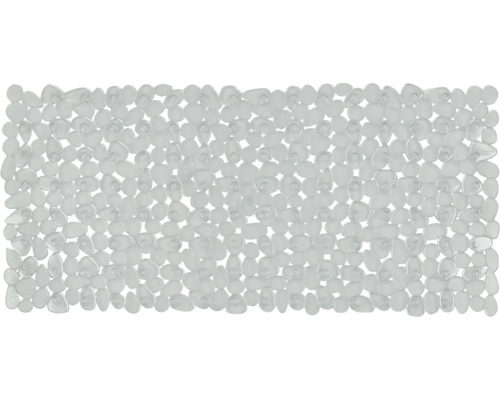 Tapis antidérapant pour baignoire Spirella Riverstone 75 x 36 cm transparent