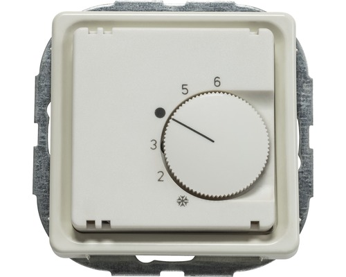 Insert de régulateur de température ambiante ROTH LANGE avec cadre adaptateur Thermostat d''ambiance avec bouton rotatif pour le réglage de la température