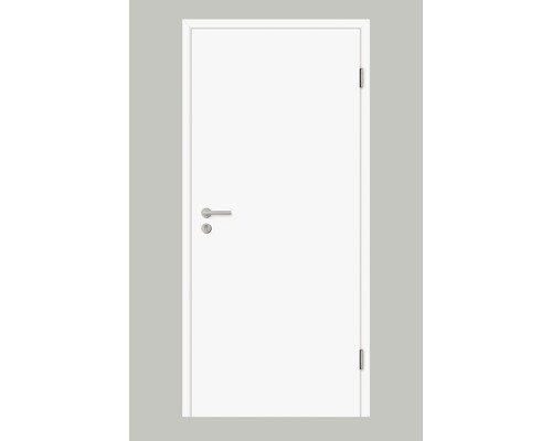Porte d'entrée d'appartement Pertura SSK1 CPL blanc KK II (similaire à RAL 9010) 86,0x198,5 cm tirant droit