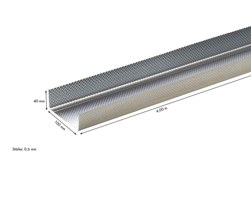 Deckenprofil aus Metall, 4,00 Meter lang