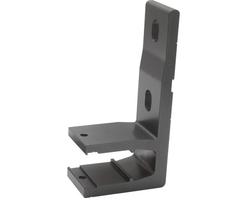 Console murale pour store banne semi-coffre SOLUNA Comfort DB 703 gris foncé Support métallique avec trous de fixation