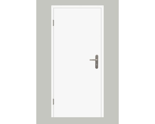 Porte d'entrée d'appartement Pertura SSK1 RC2 CPL blanc KK II (similaire à RAL 9010) 86,0x198,5 cm tirant gauche