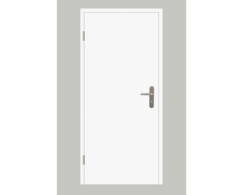 Porte d'entrée d'appartement Pertura SSK2 RC2 CPL blanc KK III (similaire à RAL 9010) 86,0x198,5 cm tirant gauche