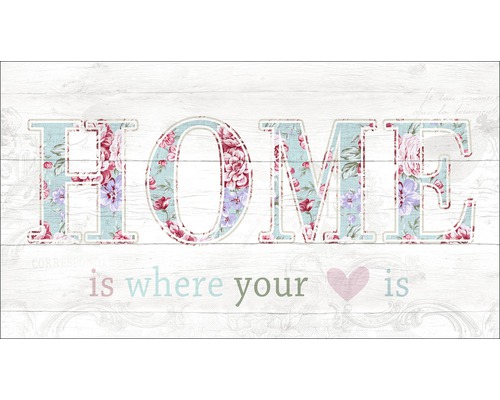 Decopanel Home Is Where Your Heart Is 15x30 cm