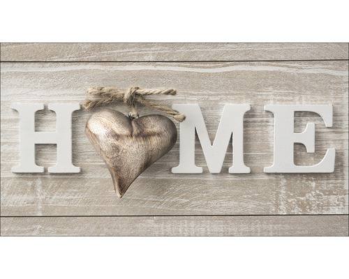 Panneau décoratif Home With Heart 15x30 cm