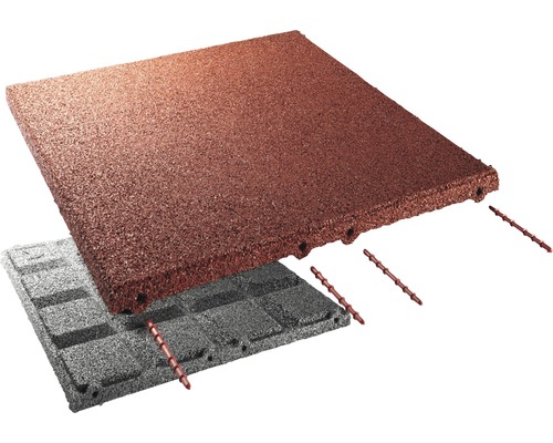 Dalle de protection antichute avec chevilles de connexion