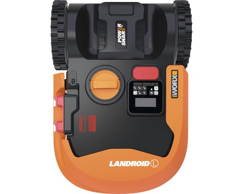 Vue de dessus d''un robot tondeuse Landroid L