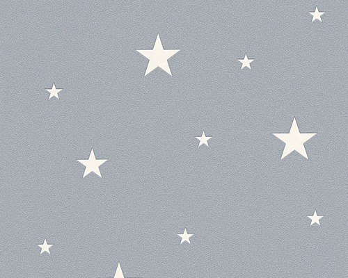Papier peint intissé 32440-3 Day 'n' Night étoiles bleu gris