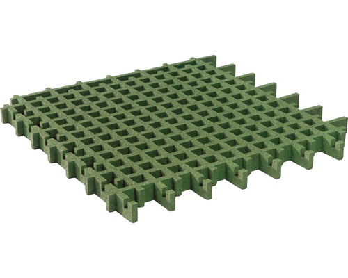 Dalle de protection anti-chute-dalle gazon terralastic 5 unités 100x100x4.5 cm vert