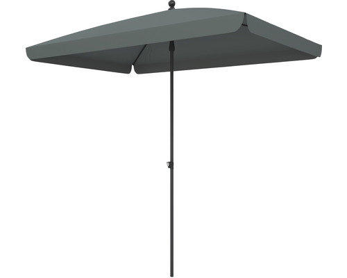 Parasol Soluna Cannes Push Up 140 x 210 cm gris foncé