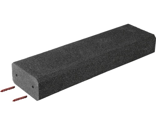 Bordure de bac à sable anti-chute terralastic 10 unités 100x30x15 cm anthracite Bordure de gazon en plastique avec matériel de fixation