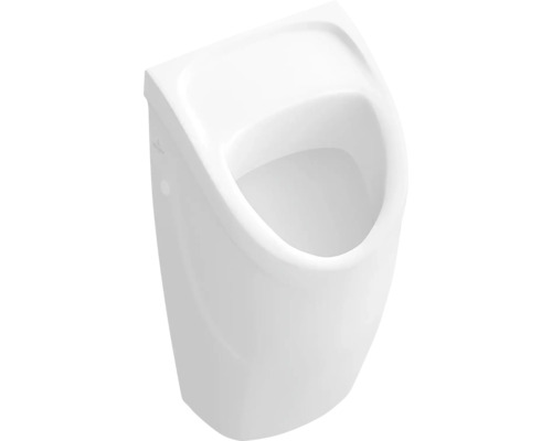 Urinoir à aspiration compact Villeroy & Boch O.novo 755700R1 blanc avec revêtement