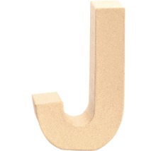 Lettre J en bois