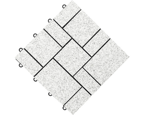 Dalle de connexion avec motif de pierre