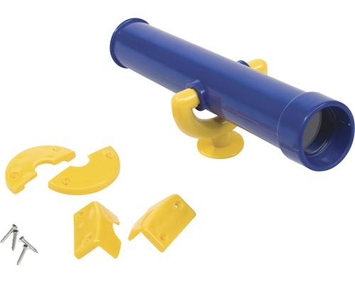 Télescope axi plastique bleu-jaune