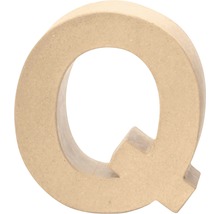 Lettre Q en bois