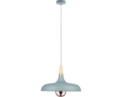 Suspension avec abat-jour, détail en bois et suspension