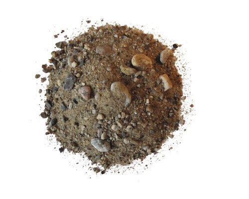 Tas de sable et de gravier