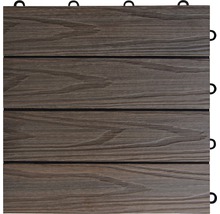 Terrassendiele aus Holzverbundwerkstoff mit Klicksystem