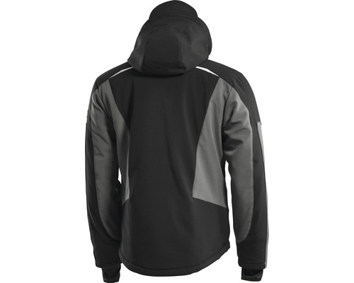 Vue arrière d''une veste de travail à capuche