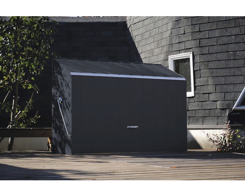 Armoire de jardin, garage à vélos, box à vélos Sesame 185 x 76 x 129 cm anthracite