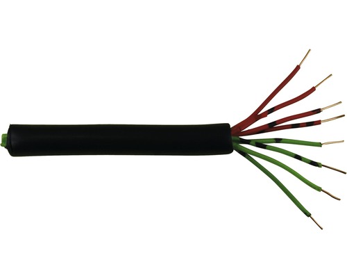 Câble souterrain de télécommunication A-2YF(L)2Y 4x2x0,8 noir au mètre