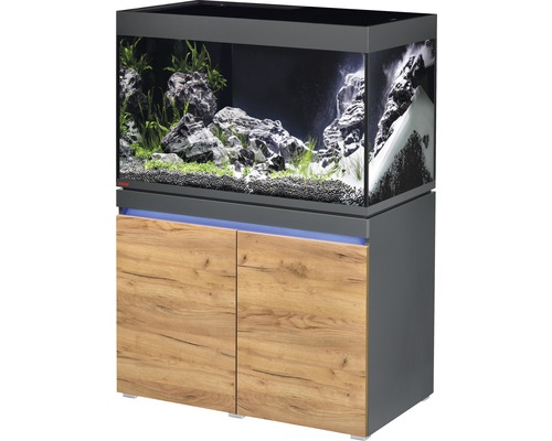 Aquariumkombination EHEIM incpiria 330 mit LED-Beleuchtung und beleuchtbaren Unterschrank graphit/Eiche-0