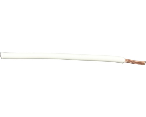Conducteur H07 V-K 1x1,5 mm² blanc au mètre