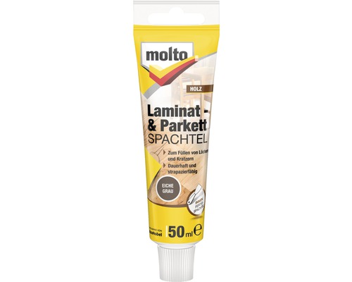 Molto Laminat- und Parkettspachtel eiche grau 50 ml Molto Laminat und Parkett Spachtel, 50 ml Tube zur Holzreparatur