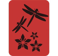 Pochoir libellules 14,5 x 20,5 cm-thumb-2