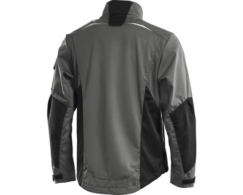 Veste de travail grise à manches longues, vue arrière