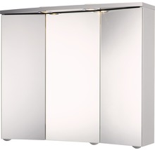 Spiegelschrank Jokey Trava LED alufarben 75x65 cm IP20