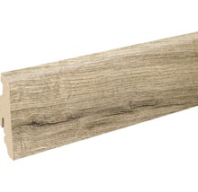 Fußleiste mit Holzdekor