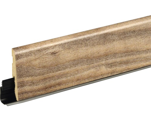 Plinthe à brosse décor bois pour revêtements de sol