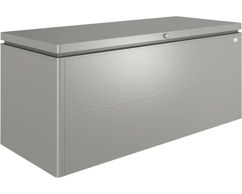 Boîte de rangement biohort LoungeBox 200, 200x84x88.5 cm gris quartz-métallique